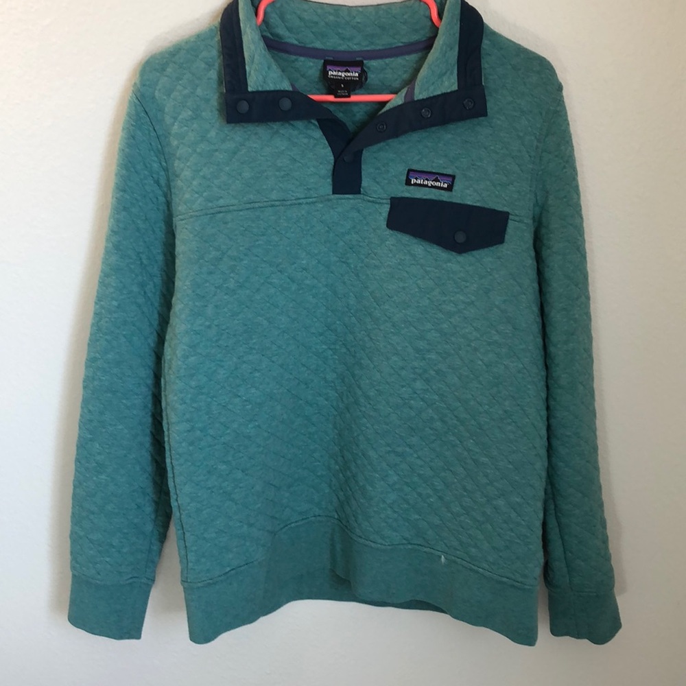 Patagonia cotton Quilt Snap-T Pullover